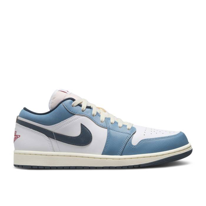 ナイキ エアジョーダン Air Jordan 【 Jordan 1 Low Se Motion Pack Men White/Aegean Storm/Pale Ivory/Armory Navy 】 メンズ 白色 ホワイト アイボリー 紺色 ネイビー