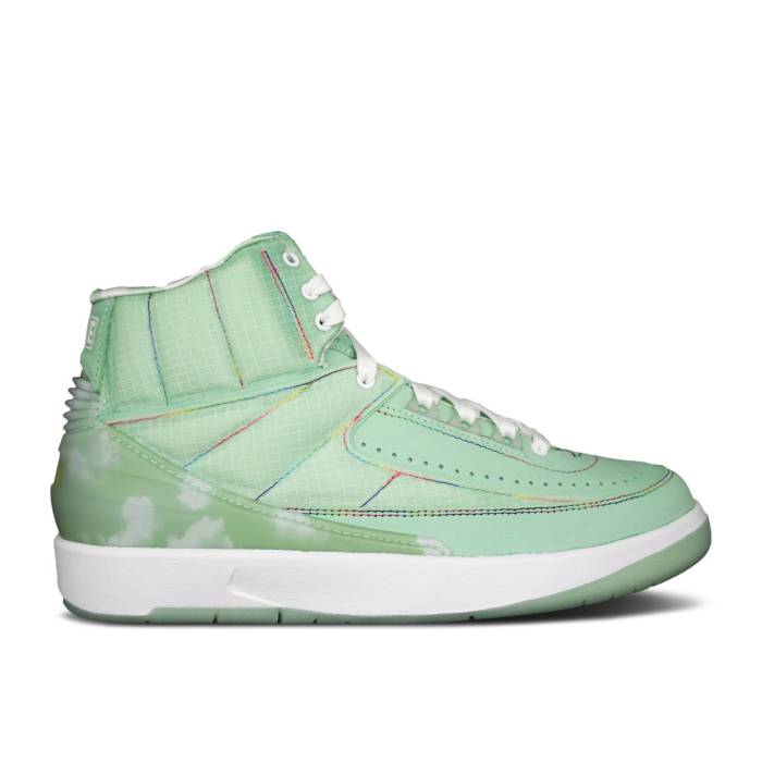 ナイキ エアジョーダン Air Jordan 【 J. Balvin X Jordan 2 Retro Sp \u0027Enamel Green\u0027 Sample Men Enamel Green/White/Multi-Color 】 レトロ メンズ green 緑・緑であること 白いこと 白いこと
