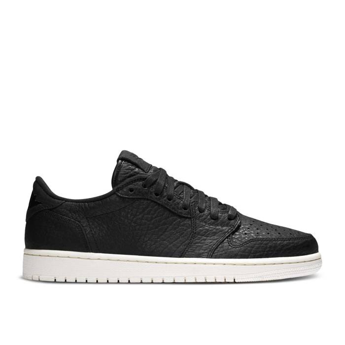 ナイキ エアジョーダン Air Jordan 【 Jordan 1 Retro Low Swooshless \u0027Black\u0027 2025 Men Black/Black/Sail 】 レトロ メンズ 黒いこと 黒いこと