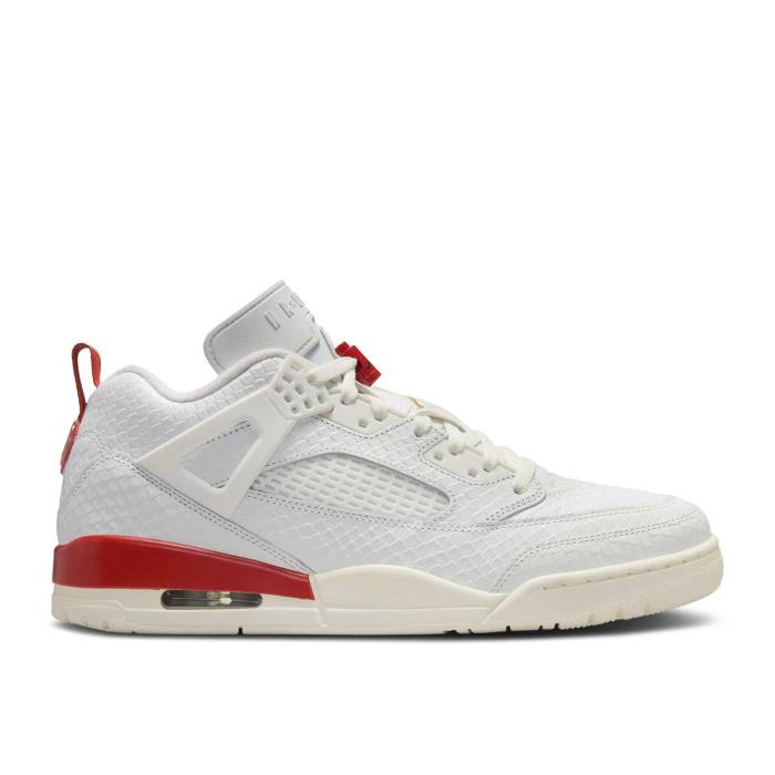ナイキ エアジョーダン Air Jordan 【 Jordan Spizike Low El Vuelo Men Summit White/Dragon Red/Pine Green/Metallic Gold 】 メンズ 白色 ホワイト ドラゴン Red 赤・レッド green 緑・グリーン ゴールド
