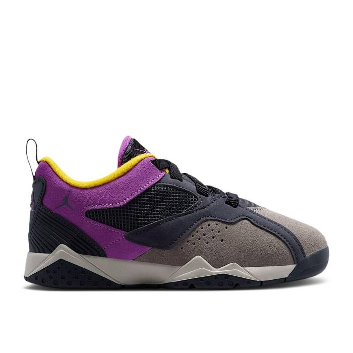 ナイキ エアジョーダン Air Jordan 【 Jordan Mvp 92 Ps \u0027Oil Grey Viotech\u0027 Youth Oil Grey/Cave Stone/Dark Sulfur/Viotech 】 薄墨色 薄墨色 お坊っちゃん キッズ 薄墨色 薄墨色