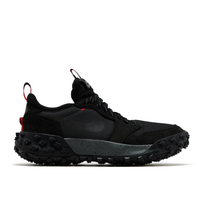ナイキ エアジョーダン Air Jordan 【 Jordan 1 Low Element Gore-Tex \u0027Bred\u0027 Men Black/Black/Iron Grey/Dark Smoke Grey/Challenge Red 】 化学元素 ゴアテックス メンズ 黒いこと 黒いこと 薄墨色 薄墨色 Red 赤・赤いこと