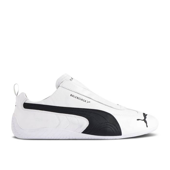 バレンシアガ Balenciaga 【 X Speedcat Leather \u0027White Black\u0027 Men White/Black 】 なめし革 メンズ 白いこと 白いこと 黒いこと 黒いこと