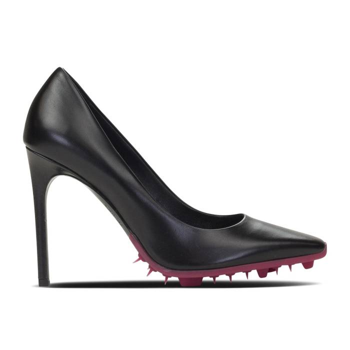 象牙色 Off-White 【 Wmns Spike Sole Stiletto Heel \u0027Black\u0027 Women Black 】 踵 レディース 黒いこと 黒いこと