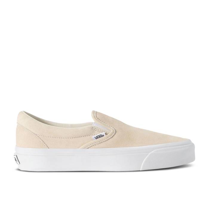 ヴァンズ Vans 【 Premium Classic Slip-On \u0027Creme Brule Beige\u0027 Men Creme Brule Beige 】 Premium 割り増し金 古典派音楽 slip-on スリッポン メンズ ベージュ