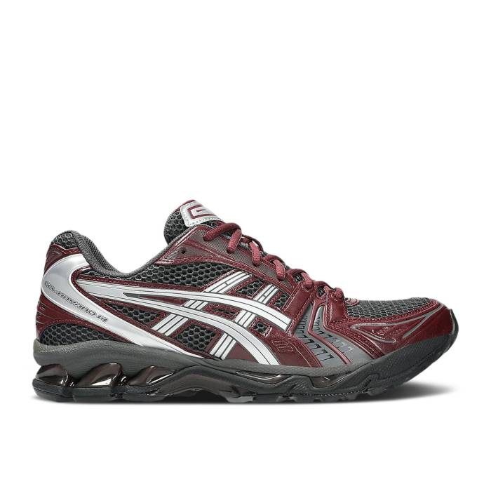 アシックス Asics 【 Gel Kayano 14 Burgundy Obsidian Grey Men Obsidian Grey/Pure Silver 】 メンズ 灰色 グレー ピュア Silver 銀色・シルバー