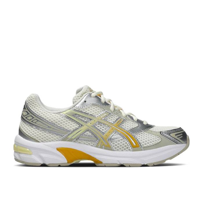 アシックス Asics 【 Wmns Gel 1130 \u0027Cream Pure Silver\u0027 Women Cream/Pure Silver 】 純然たる レディース 皮膚軟化剤 純然たる Silver しろがね色・しろがね色