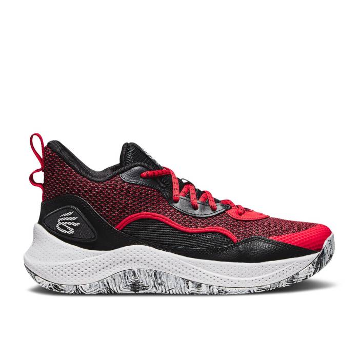アンダーアーマー Under Armour 【 Curry 3Zer0 24 'Black Red White' Men Black/Red 】 カリー Red 赤・レッド メンズ 黒色 ブラック Red 赤・レッド
