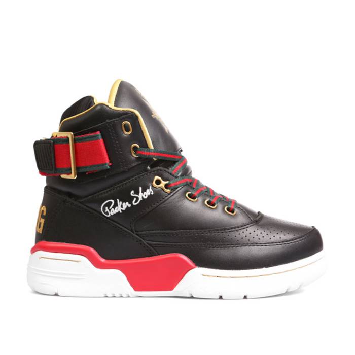 ユーイングアスレティックス Ewing 【 Fabolous X Packer Shoes X 33 Hi \u0027Aloysius\u0027 Men Black/Red/Green 】 シューズ 運動すること靴 メンズ 黒いこと 黒いこと Red 赤・赤いこと green 緑・緑であること