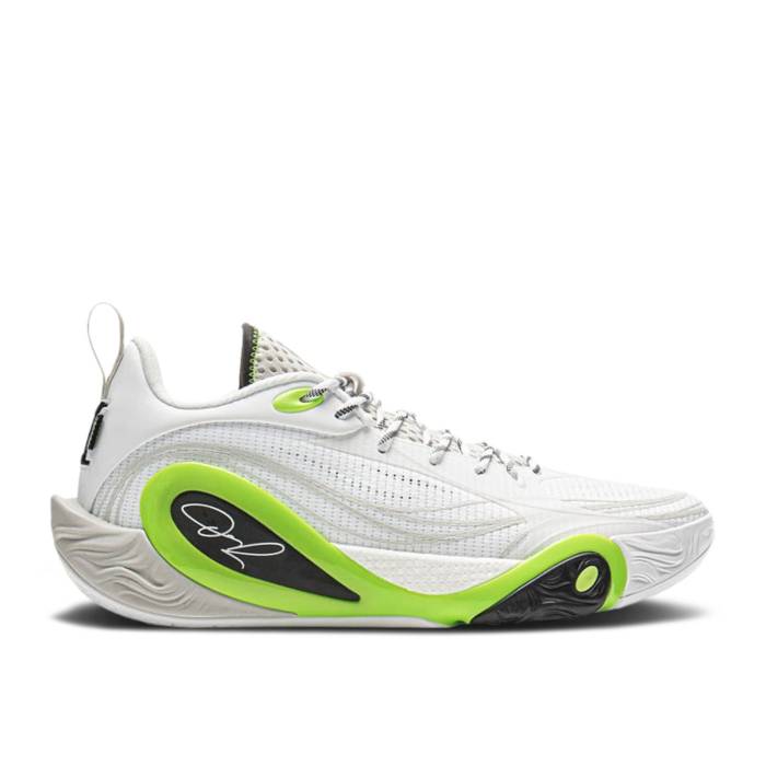 リーニン Li-Ning 【 Dlo1 \u0027Podcast\u0027 Men White/Silver/Lime 】 メンズ 白いこと 白いこと Silver しろがね色・しろがね色 菩提樹
