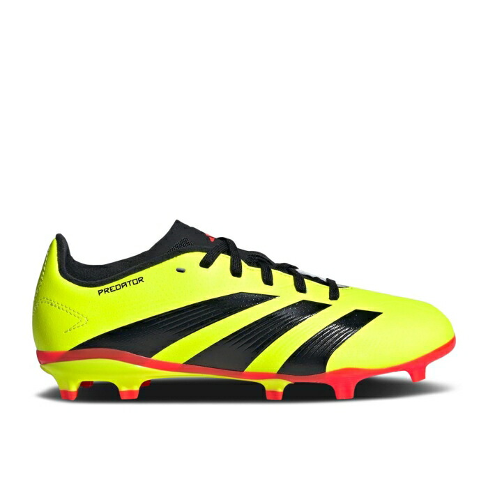 アディダス Adidas 【 Predator 24 League Fg J 'Energy Citrus Pack' Youth Team Solar Yellow/Core Black/Solar Red 】 プレデター キッズ ベビー マタニティ キッズファッション 靴 スニーカー ジュニア キッズ Team チー画像