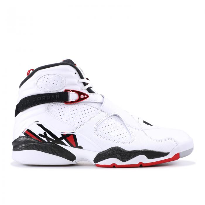 【 AIR JORDAN JORDAN 8 RETRO \u0027ALTERNATE\u0027 / WHITE GYM RED BLACK WOLF GREY 】 ナイキ 白いこと 白いこと 赤 赤いこと 黒いこと 黒いこと 薄墨色 薄墨色 エアジョーダン スニーカー メンズ