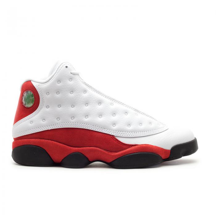【 AIR JORDAN JORDAN 13 RETRO 'CHERRY' 2010 / WHITE BLACK VARSITY RED 】 ナイキ サーティーン 白色 ホワイト 黒色 ブラック 赤 レッド エアジョーダン スニーカー メンズ｜スニケス