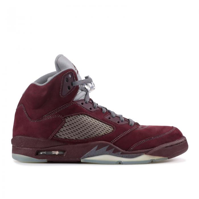 【 AIR JORDAN JORDAN 5 RETRO LS 'BURGUNDY' 2006 / DEEP BURGUNDY LIGHT GRAPHITE 】 ナイキ ディープ ワイン色 バーガンディー エアジョーダン スニーカー メンズ｜スニケス