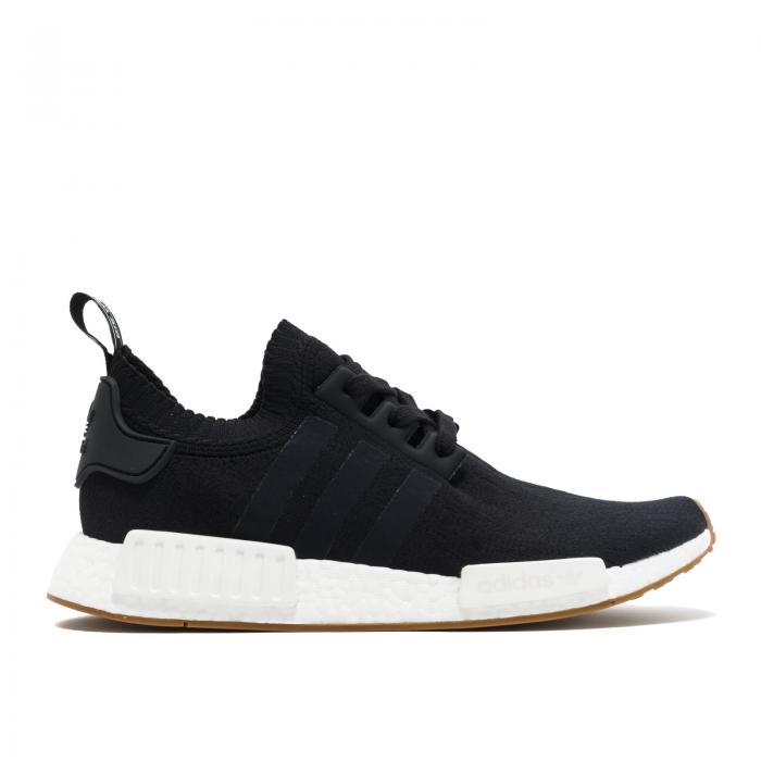 【 ADIDAS NMD_R1 PK 'BLACK GUM' / BLACK WHITE GUM LIGHT BROW 】 アディダス 黒色 ブラック 白色 ホワイト スニーカー メンズ