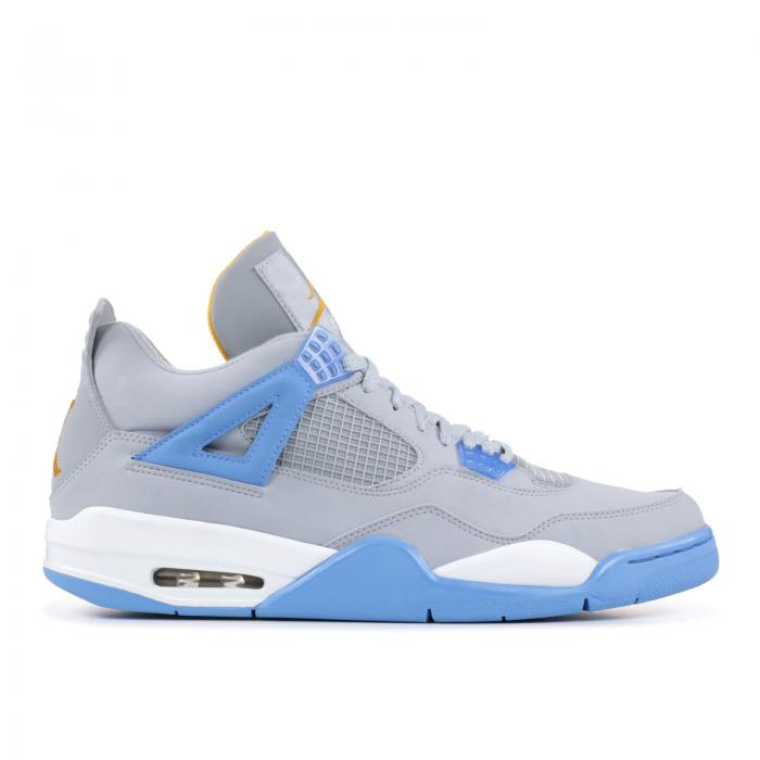 【 AIR JORDAN JORDAN 4 RETRO LS 'MIST BLUE' / MIST BLUE UNIVERSITY GOLD LEAF 】 ナイキ 青色 ブルー ゴールド エアジョーダン スニーカー メンズ