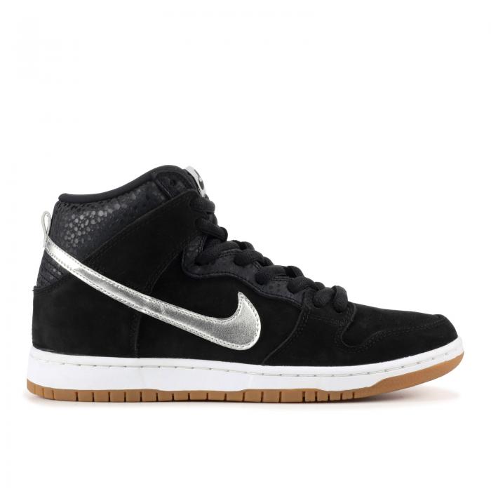 【 NIKE DUNK HIGH SB PRM SOMP 'NIGEL SYLVESTER' / BLACK METALLIC SILVER 】 ダンク ハイ エスビー 黒色 ブラック 銀色 シルバー ダンクハイ スニーカー メンズ ナイキ|スニケス