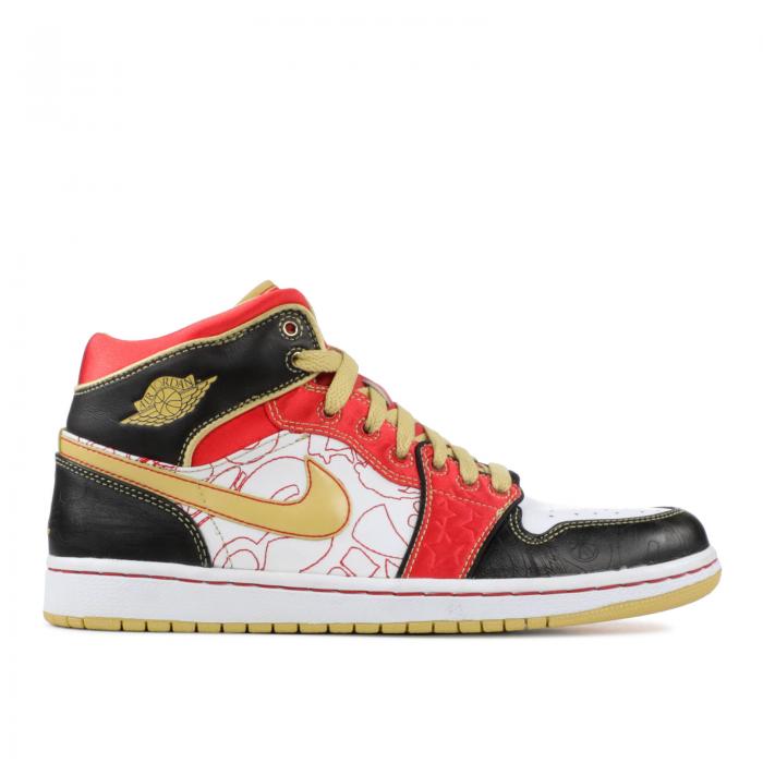 【 AIR JORDAN JORDAN 1 RETRO XQ 'WHITE GOLD DUST' / WHITE GOLD DUST SPORT RED BLACK 】 ナイキ ゴールド 白色 ホワイト 赤 レッド 黒色 ブラック エアジョーダン スニーカー メンズ｜スニケス