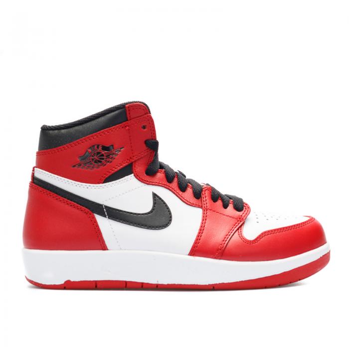 楽天市場 エアジョーダン Air Jordan エア ハイ 赤 レッド エアジョーダン The Return ジュニア キッズ Air Red 1 High Bg Varsity Blackwhite スニケス