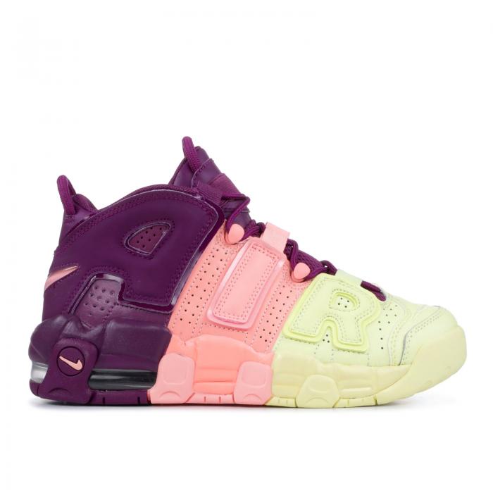 【 NIKE AIR MORE UPTEMPO GS 'LUCKY CHARMS' / CITRON TINT PINK TINT 】 アップテンポ ピンク エアモアアップテンポ モアテン ジュニア キッズ ベビー マタニティ スニーカー ナイキ｜スニケス
