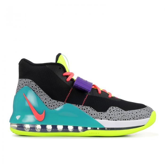 【 NIKE AIR FORCE MAX 'MULTI-COLOR' / BLACK VOLT NEW GREEN HOT PUNCH 】 マックス 黒色 ブラック 緑 グリーン エアフォースマックス 'MULTICOLOR' スニーカー メンズ ナイキ