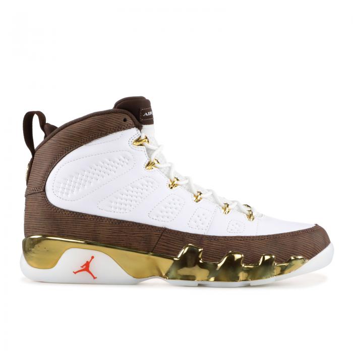 【 AIR JORDAN JORDAN 9 RETRO 'MOP MELO' / WHITE BAROQUE BROWN 】 ナイキ 白色 ホワイト 茶色 ブラウン エアジョーダン スニーカー メンズ