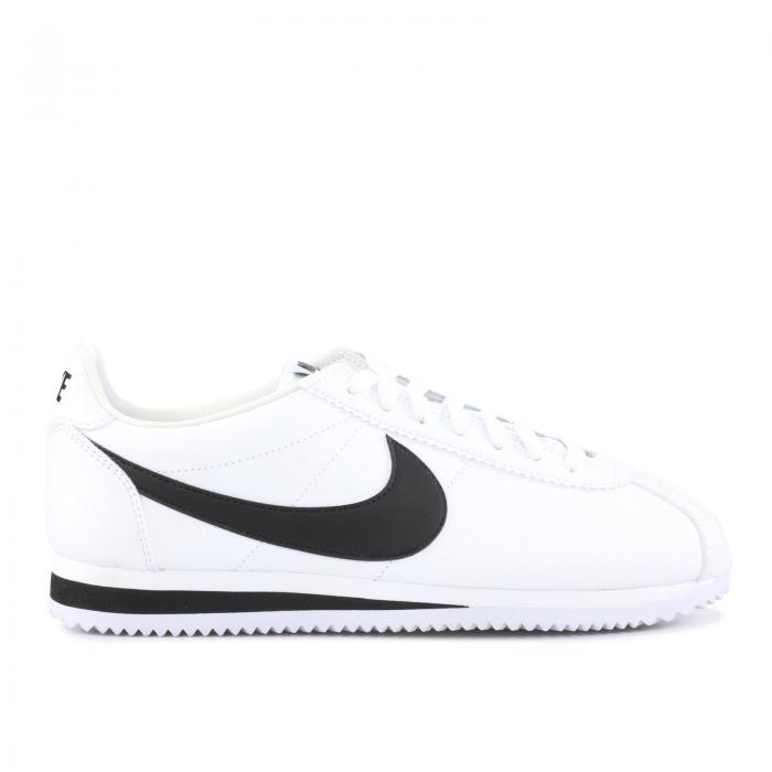 店舗良い ナイキ Nike 古典 コルテッツ なめし 白み 真っ黒 ネグロ クラシックコルテッツ White スニーカー メンズ Nike Leather White Black Sanseitrading Co Jp