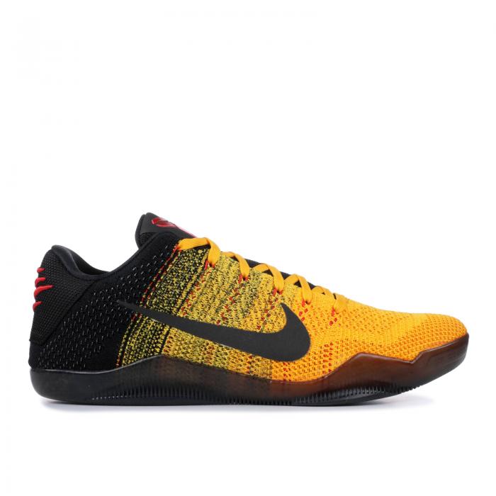 【 NIKE KOBE 11 ELITE LOW \u0027BRUCE LEE\u0027 / UNIVERSITY GOLD BLK UNIVERSITY 】 コービー エリート ゴールド スニーカー メンズ ナイキ