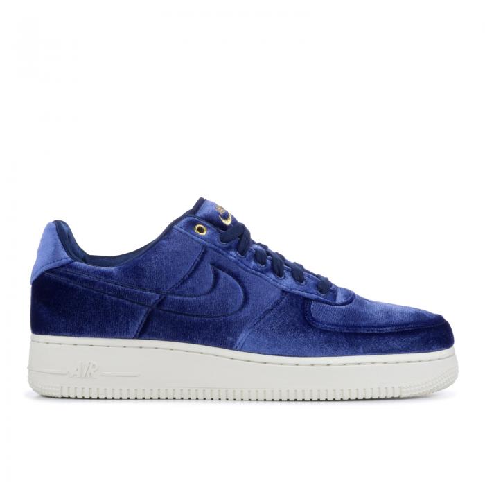 【 NIKE AIR FORCE 1 LOW '07 PREMIUM 'BLUE VELOUR' / BLUE VOID BLUE VOID SAIL 】 プレミアム 青色 ブルー エアフォース スニーカー メンズ ナイキ|スニケス