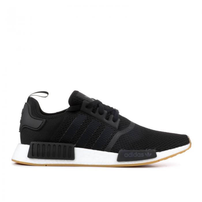 【 ADIDAS NMD_R1 \'BLACK GUM\' / CBLACK CBLACK GUM3 】 アディダス スニーカー メンズ