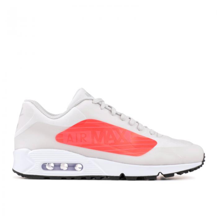 【 NIKE AIR MAX 90 NS GPX BIG LOGO / NEUTRAL GREY BRIGHT CRIMSON 】 マックス 灰色 グレー クリムゾン エアマックス スニーカー メンズ ナイキ