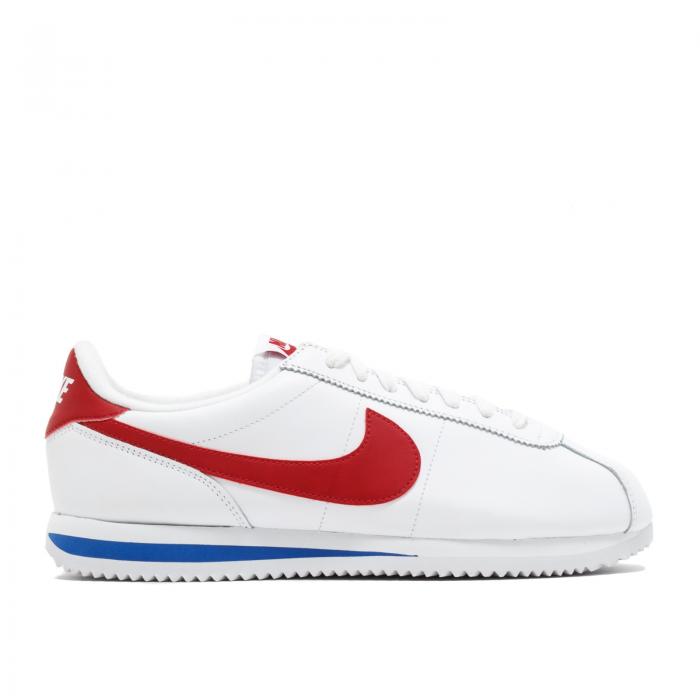 楽天市場 ナイキ Nike コルテッツ レザー 白色 ホワイト 赤 レッド Forrest Gump スニーカー メンズ Red Nike Cortez Basic Leather Og White Varsity Royalvarsity スニケス