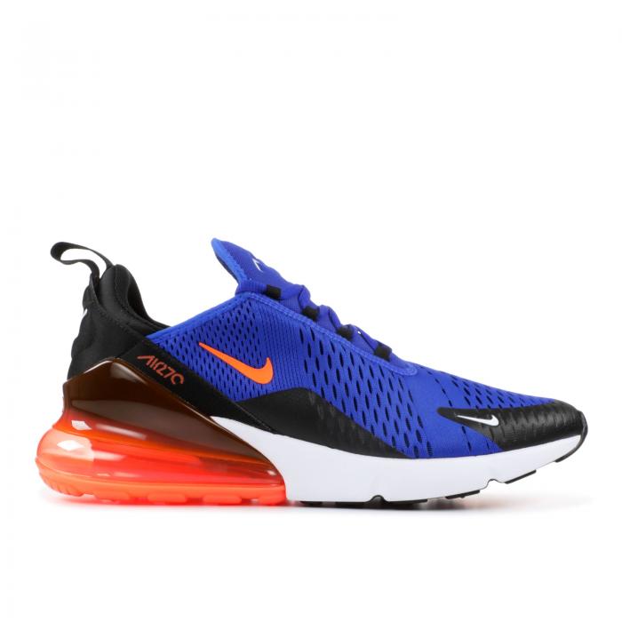 【 NIKE AIR MAX 270 'RACER BLUE' / RACER BLUE HYPER CRIMSON BLACK 】 マックス 青色 ブルー クリムゾン 黒色 ブラック エアマックス スニーカー メンズ ナイキ