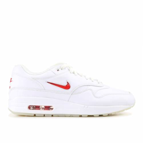 【 NIKE AIR MAX 1 PREMIUM SC JEWEL \u0027WHITE RED\u0027 / WHITE UNIVERSITY RED UNIVERSITY 】 マックス 割り増し金 白いこと 白いこと 赤 赤いこと エア湖マックス スニーカー メンズ ナイキ