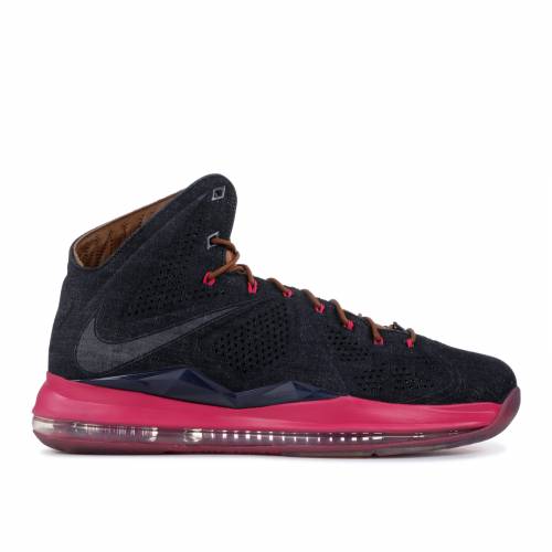 【 NIKE LEBRON 10 EXT DENIM QS \u0027DENIM\u0027 / MIDNIGHT NAVY MIDNIGHT NAVY 】 レブロン ジーンズ 紺色 米国海軍 スニーカー メンズ ナイキ