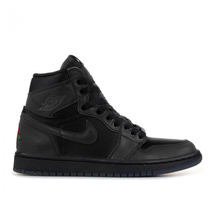 【 AIR JORDAN ROX BROWN X WMNS JORDAN 1 RETRO HIGH OG 'BLACK' / BLACK BLACK UNIVERSITY RED 】 ナイキ 茶色 ブラウン ハイ 黒色 ブラック 赤 レッド エアジョーダン スニーカー レディース