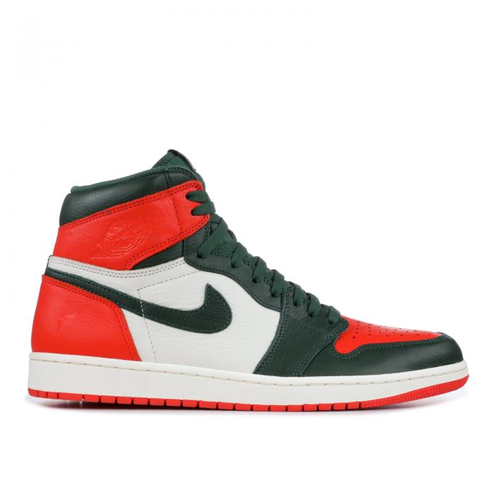 【 AIR JORDAN SOLEFLY X JORDAN 1 RETRO HIGH 'ART BASEL' / SAIL FIR TEAM ORANGE 】 ナイキ ハイ チーム 橙 オレンジ エアジョーダン スニーカー メンズ｜スニケス