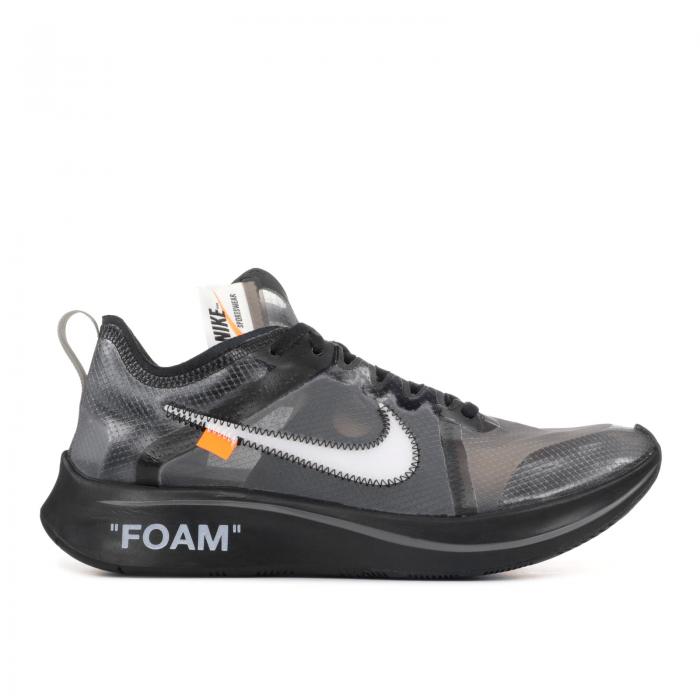 【 NIKE OFF-WHITE X ZOOM FLY SP 'BLACK' / BLACK CONE WHITE 】 オフホワイト ズーム 黒色 ブラック 白色 ホワイト ズームフライ スニーカー メンズ ナイキ|スニケス