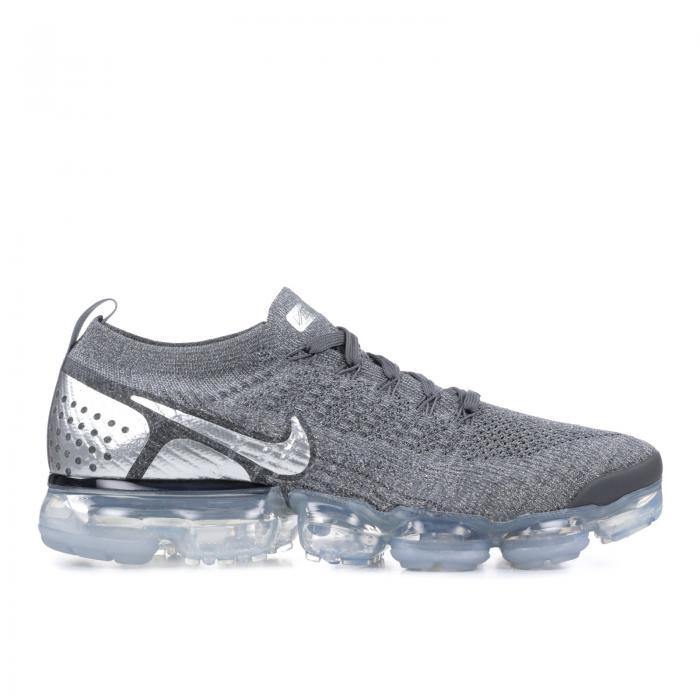 【 NIKE AIR VAPORMAX FLYKNIT 2 'CHROME' / DARK GREY CHROME DARK GREY 】 フライニット 灰色 グレー エアヴェイパーマックス スニーカー メンズ ナイキ|スニケス