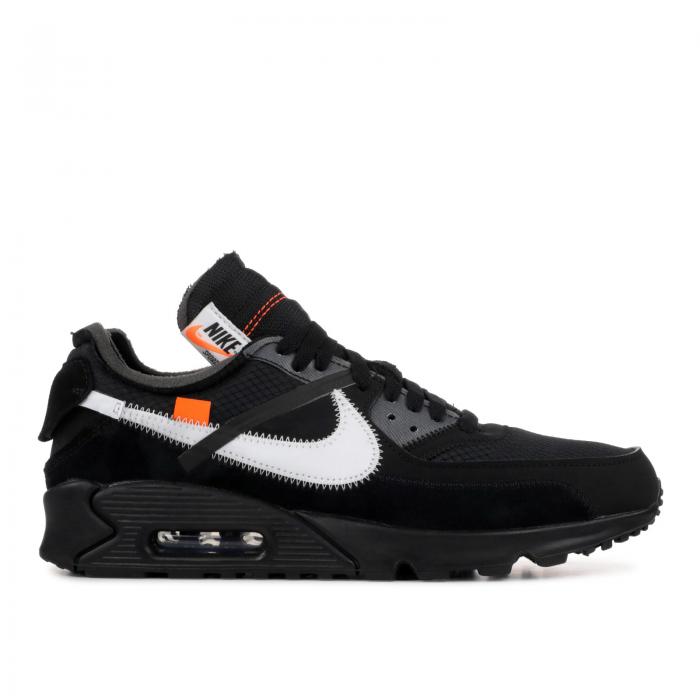 【 NIKE OFF-WHITE X AIR MAX 90 'BLACK' / BLACK CONE WHITE 】 オフホワイト マックス 黒色 ブラック 白色 ホワイト エアマックス スニーカー メンズ ナイキ|スニケス