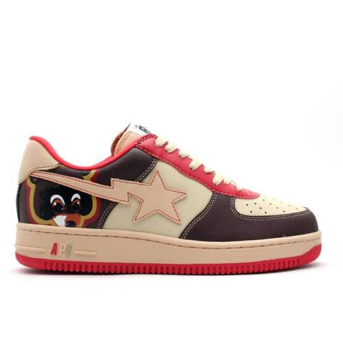 ベイプ Bape 赤銅色 銅色 カニエ 真西 College Dropout スニーカー メンズ Bape X Bapesta Fs001 Low Brown ファッション商品名 心安い ファッション スニーカー Klubwino Pl