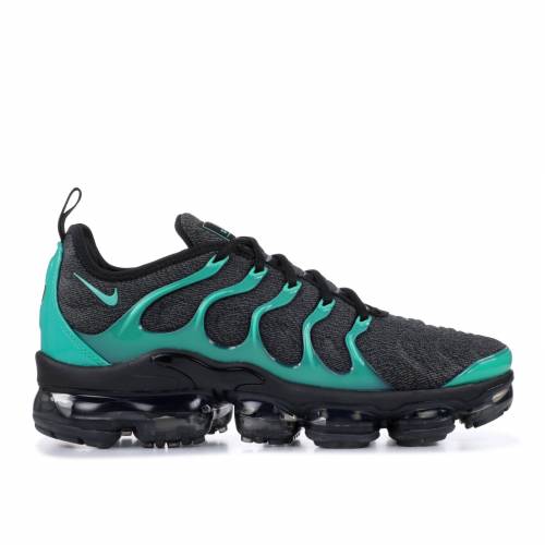 【 NIKE AIR VAPORMAX PLUS \u0027EAGLES\u0027 / BLACK CLEAR EMERALD COOL GREY 】 黒いこと 黒いこと 冷やりとした 薄墨色 薄墨色 エアヴェイパーマックス スニーカー メンズ ナイキ