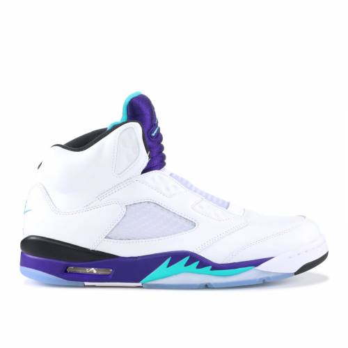【 AIR JORDAN JORDAN 5 RETRO NRG 'FRESH PRINCE' / WHITE NEW EMERALD GRAPE ICE 】 ナイキ 白色 ホワイト エアジョーダン スニーカー メンズ