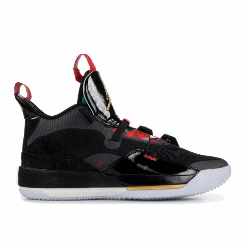 【 AIR JORDAN JORDAN 33 PF 'CHINESE NEW YEAR' / BLACK METALLIC GOLD SUMMIT WHITE 】 ナイキ 黒色 ブラック ゴールド 白色 ホワイト エアジョーダン スニーカー メンズ