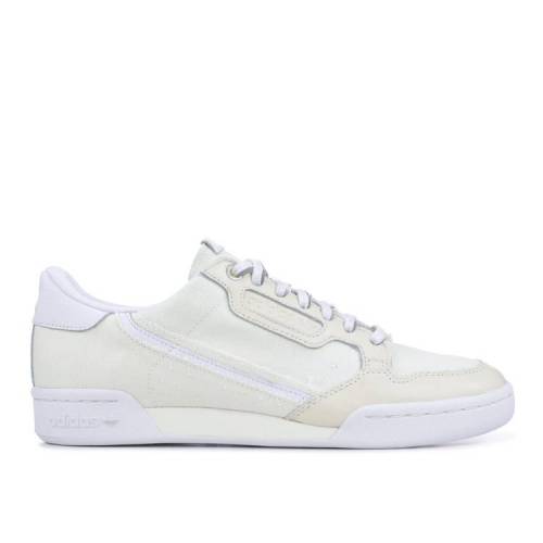 【 ADIDAS DONALD GLOVER X CONTINENTAL 80 'BLANK CANVAS' / OFF WHITE GREY THREE CLOUD WHITE 】 アディダス 白色 ホワイト 灰色 グレー スニーカー メンズ
