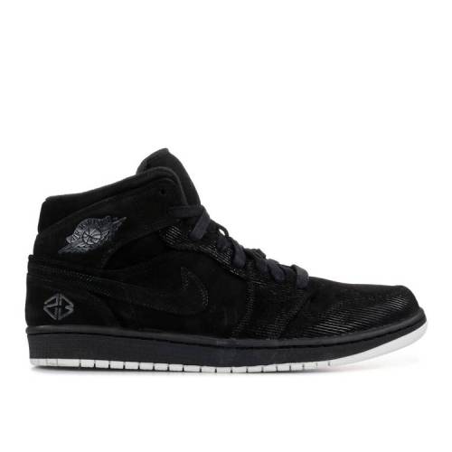 【 AIR JORDAN JORDAN 1 MID UIT AND SNEAKERS / BLACK BLACK SUMMIT WHITE 】 ナイキ ミッド 黒色 ブラック 白色 ホワイト エアジョーダン スニーカー メンズ
