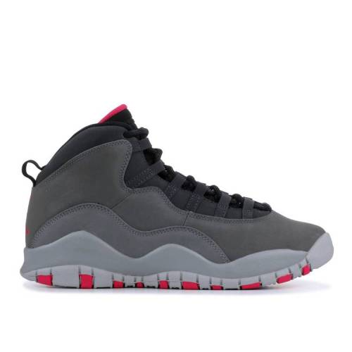 【 AIR JORDAN JORDAN 10 RETRO GS 'SMOKE GREY' / DARK SMOKE GREY RUSH PINK BLACK 】 ナイキ 灰色 グレー ラッシュ ピンク 黒色 ブラック エアジョーダン ジュニア キッズ ベビー マタニティ スニーカー｜スニケス 43,020円