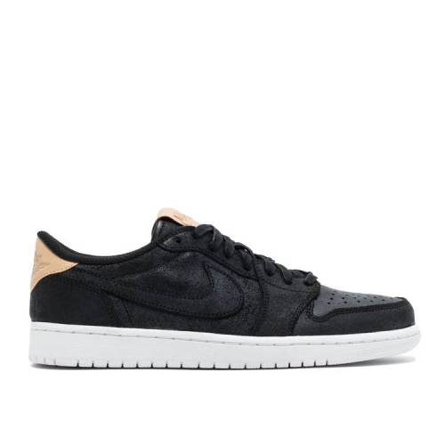 【 AIR JORDAN JORDAN 1 RETRO LOW OG PREMIUM 'BLACK TAN' / BLACK VACHETTA TAN WHITE 】 ナイキ プレミアム 黒色 ブラック 白色 ホワイト エアジョーダン スニーカー メンズ|スニケス