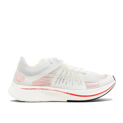 【 NIKE NIKELAB ZOOM FLY SP 'BREAKING2' / WHITE SAIL BRIGHT CRIMSON 】 ズーム 白色 ホワイト クリムゾン ズームフライ スニーカー メンズ ナイキ｜スニケス 43,800円