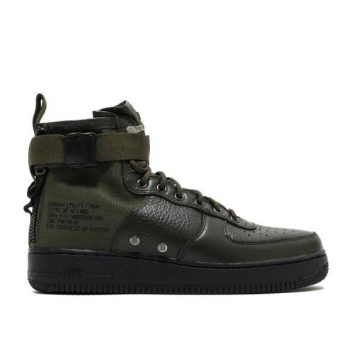 ナイキ Nike エア ミッド エアフォース Sequoia スニーカー メンズ Air Nike Sf 1 Mid Sequoia Sequoiablack Ingenieriaygestion Com